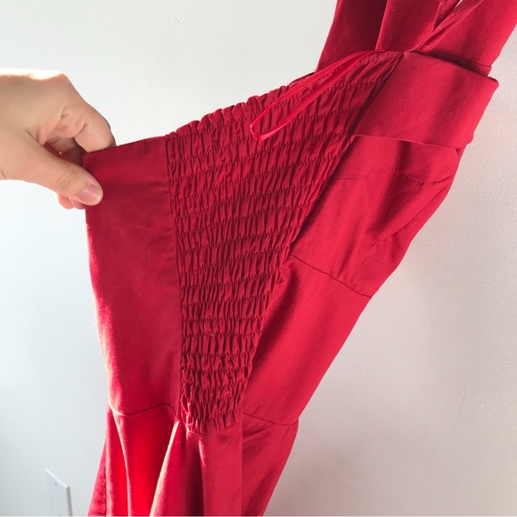 TRASHY DIVA Red Trixie Retro Vintage Rockabilly Style Swing Dress XS - Picture 5 of 9